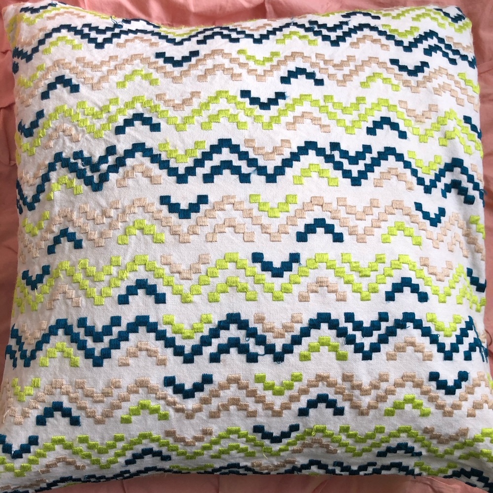 CB2 throw pillow